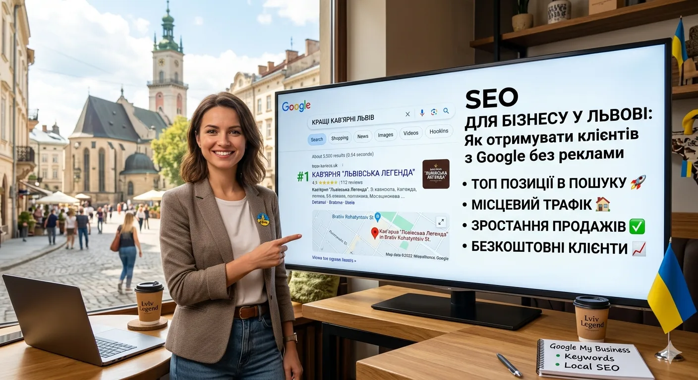 SEO для бізнесу у Львові: як отримувати клієнтів з Google без реклами